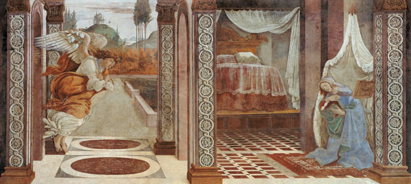 Botticelli, Annunciation for S.Martino à Sandro Botticelli