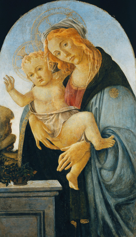 Madonna mit dem Jesuskind. à Sandro Botticelli