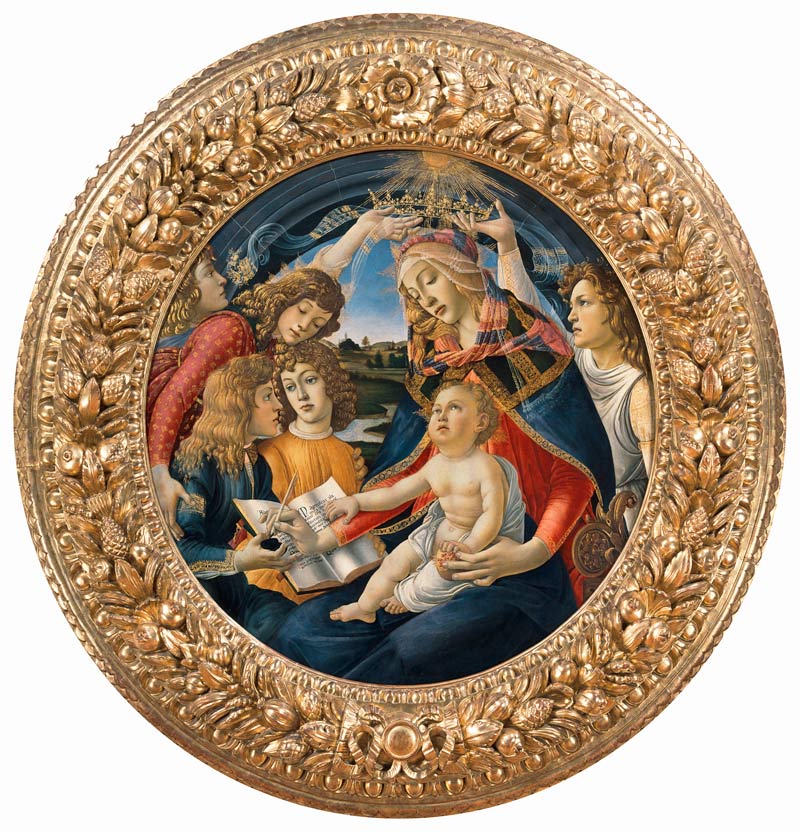 Mary with Child / Botticelli / c.1483 à Sandro Botticelli