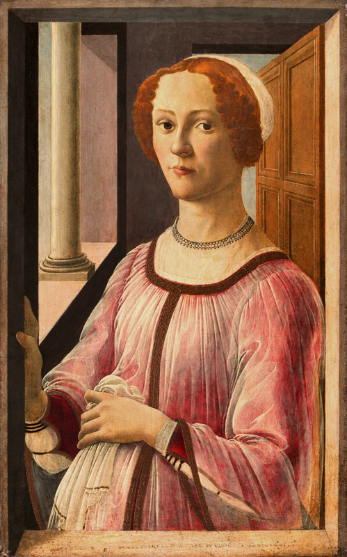 Portrait of Smeralda Bandinelli à Sandro Botticelli