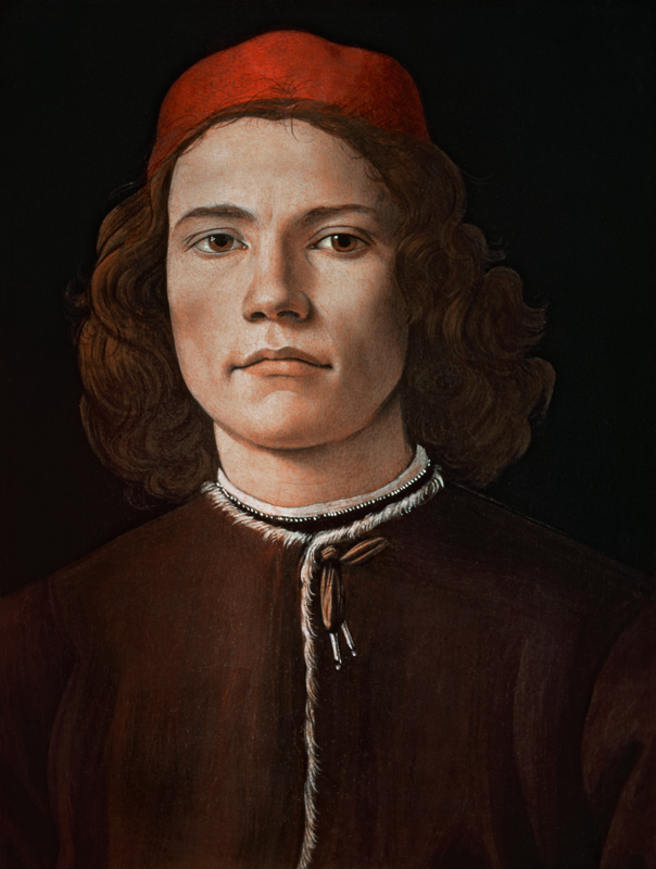 Portrait of a Young Man à Sandro Botticelli