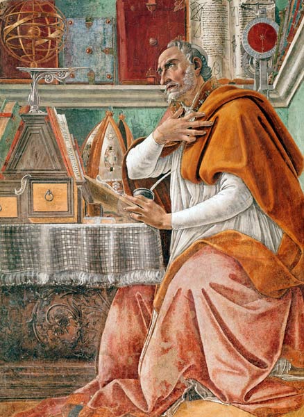 St.Augustine in his Cell à Sandro Botticelli