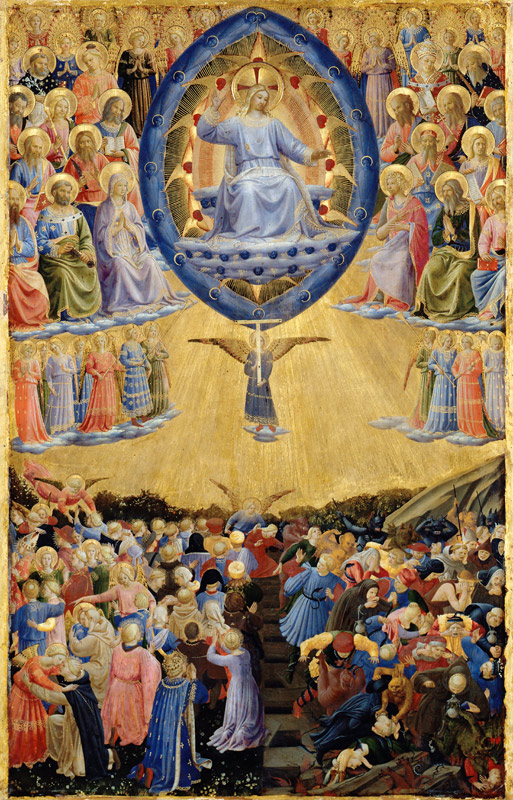 The Last Judgment (Winged Altar, Central Panel) à Sandro Botticelli