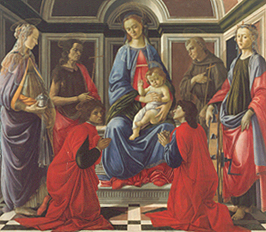Altar des Hl. Ambrosius. à Sandro Botticelli