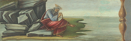Altar von San Marco: Johannes der Evangelist. à Sandro Botticelli