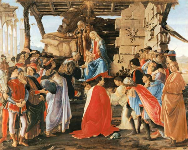 Adoration of Kings / Botticelli à Sandro Botticelli