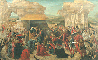 Die Anbetung der Hirten (unvollständig). à Sandro Botticelli