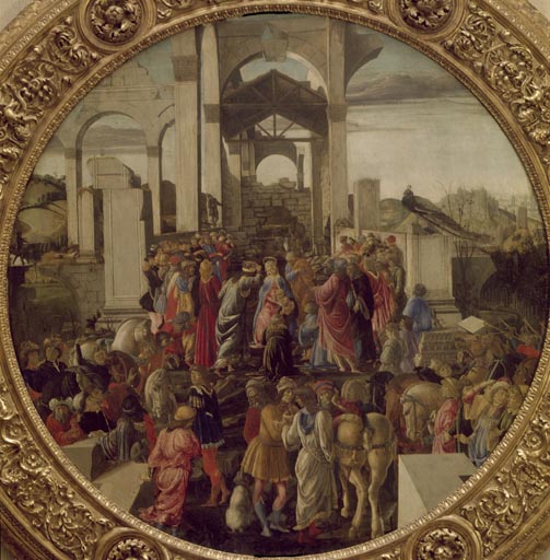 Die Anbetung der Koenige à Sandro Botticelli