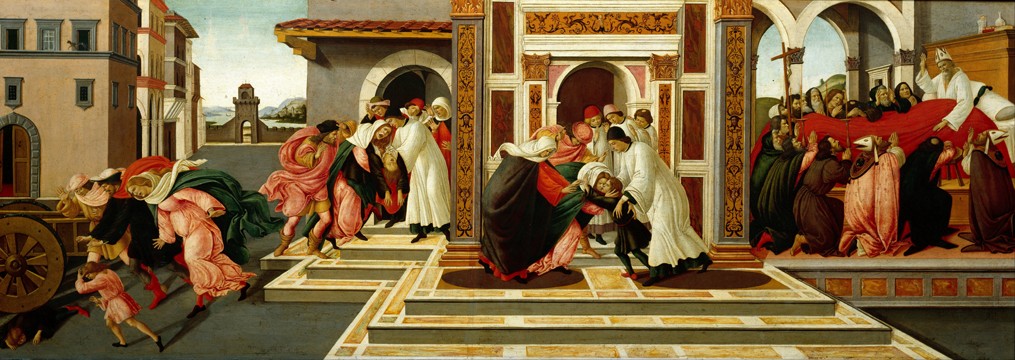 Last Miracle and the Death of Saint Zenobius à Sandro Botticelli