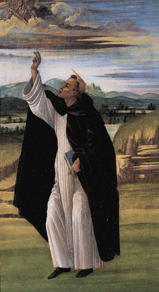 Botticelli / St.Dominic / c.1495 à Sandro Botticelli