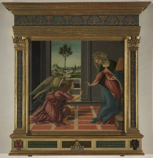 Botticelli, Annunciation à Sandro Botticelli