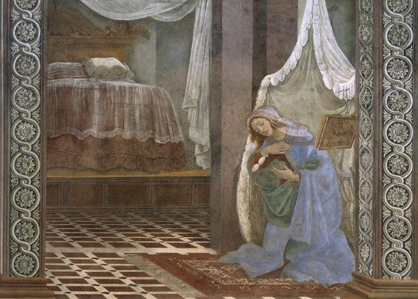 Botticelli, Annunciation to Mary à Sandro Botticelli
