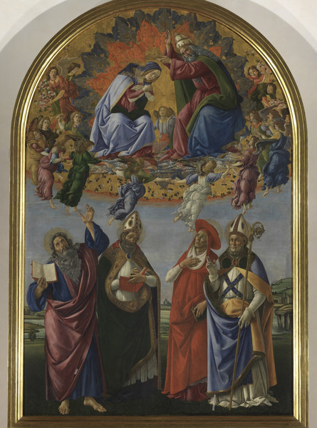 Botticelli, Krönung Mariä à Sandro Botticelli