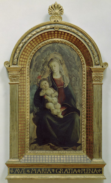 Botticelli, Madonna in der Engelsglorie à Sandro Botticelli