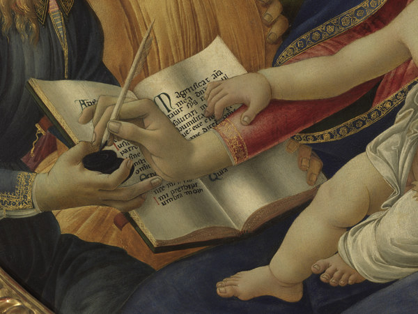 Botticelli, Madonna Magnificat, detail à Sandro Botticelli