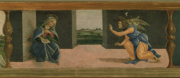 Botticelli, Verkündigung / Predella à Sandro Botticelli