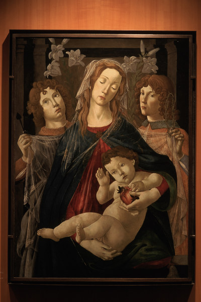 Botticelli-Werkstatt, Maria mit Kind à Sandro Botticelli