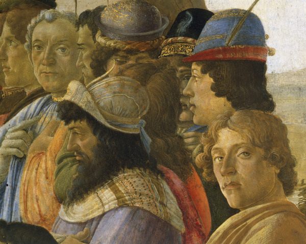 Botticelli, Worship Kings, section. à Sandro Botticelli
