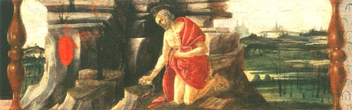 Saint Jérôme expiant (Predella du San Marco-Altars) à Sandro Botticelli