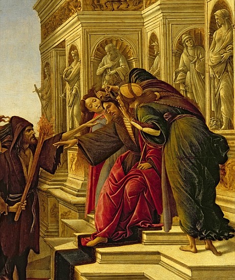 Calumny of Apelles, 1497-98 (detail of 209275) à Sandro Botticelli