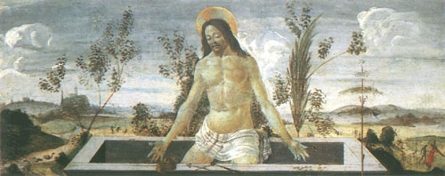 Le Christ en tant qu homme souffrant à Sandro Botticelli
