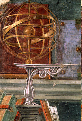 Detail from St.Augustine in his study showing an armillary sphere (see also 44371) à Sandro Botticelli