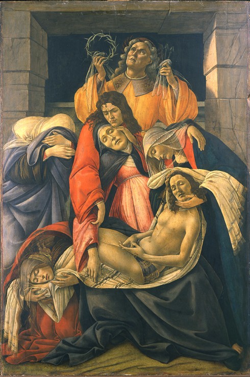 The Lamentation over the Dead Christ à Sandro Botticelli