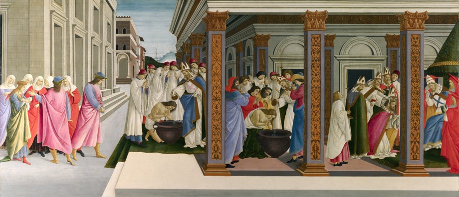 Three Miracles of Saint Zenobius à Sandro Botticelli