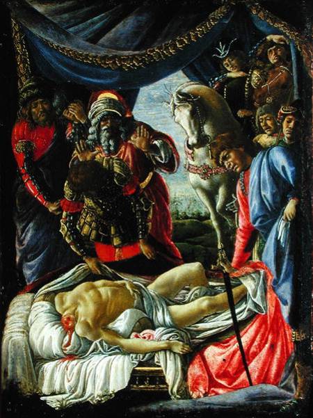 The Discovery of the Body of Holofernes à Sandro Botticelli