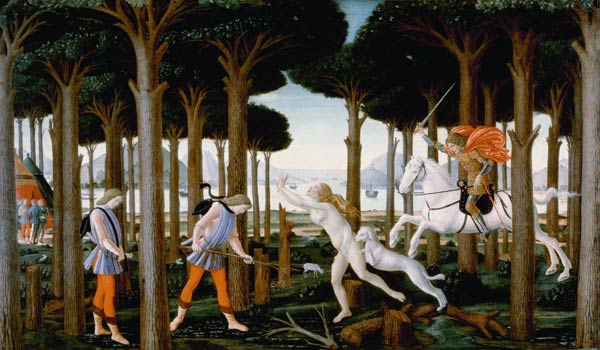 Story of Nastagio I à Sandro Botticelli