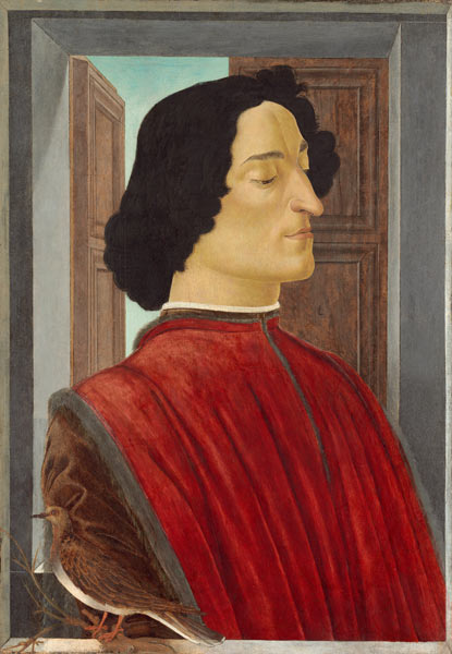 Portrait of Giuliano de' Medici (1453–1478) à Sandro Botticelli