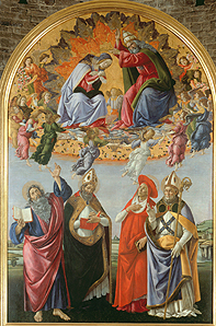 Krönung Mariae à Sandro Botticelli