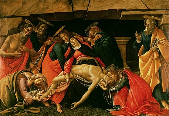 Lamentation of Christ. c.1490 à Sandro Botticelli