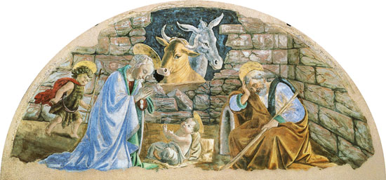 Naissance du Christ à Sandro Botticelli