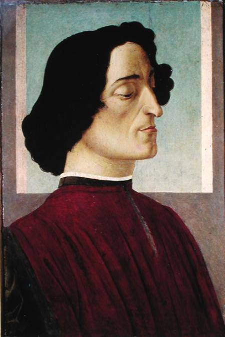 Portrait of Giuliano de' Medici (1478-1534) à Sandro Botticelli