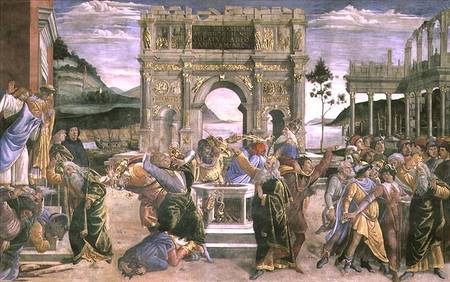 The Punishment of Korah, Dathan and Abiram à Sandro Botticelli