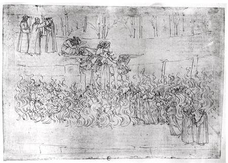 Purgatory from 'The Divine Comedy' by Dante Alighieri (1265-1321) à Sandro Botticelli