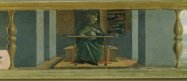 S.Botticelli, Augustinus in der Zelle à Sandro Botticelli