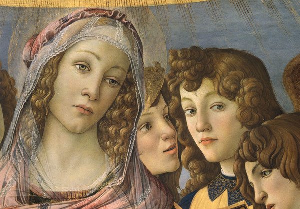 S.Botticelli, Mary and angel à Sandro Botticelli