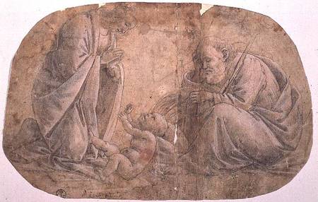 Study for the Adoration of the child à Sandro Botticelli