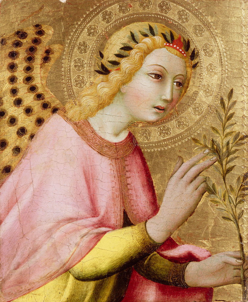 L'ange de l'annonciation à Sano di Pietro