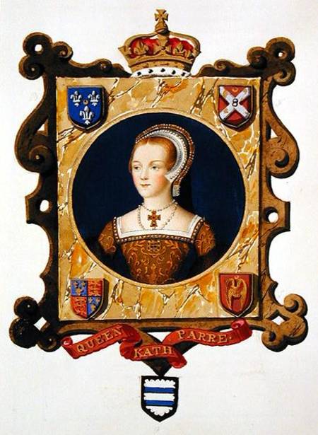 Portrait of Katherine Parr (1512-48) 6th Queen of Henry VIII as a Young Woman from 'Memoirs of the C à Sarah Countess of Essex