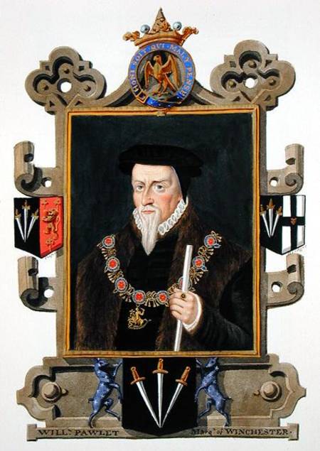 Portrait of Sir William Paulet (c.1485-1572) Marquis of Winchester from 'Memoirs of the Court of Que à Sarah Countess of Essex
