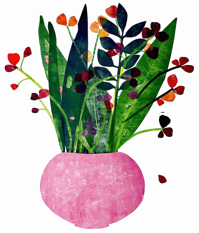 Pink pot à Sarah Thompson-Engels