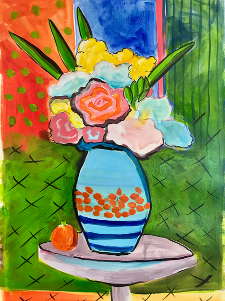 Vase of flowers à Sarah Thompson-Engels