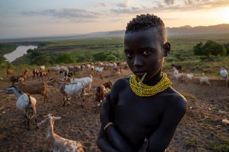 Ethiopian Karo tribes