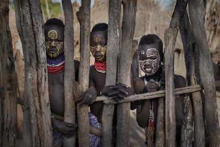 Ethiopian Karo tribes