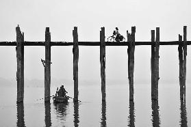 U Bein bridge (Myanmar)