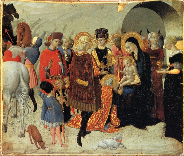 The Adoration of the Magi à Sassetta