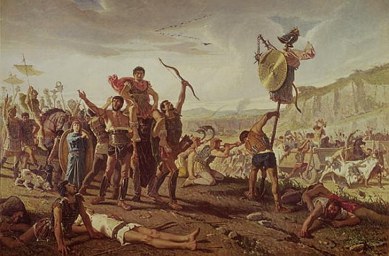 Marius triumphing over the Cimbri à Saverio Altamura